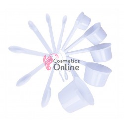 Recipiente din plastic pentru masurare creme, solutii, 11 bucati